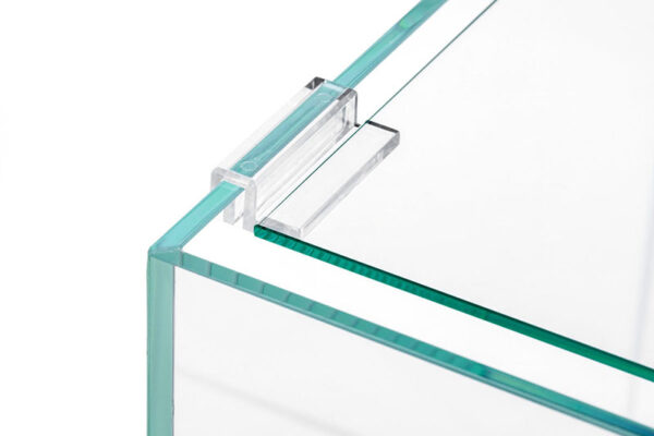 UNS Cube Tank Glass Lid With Clear Clips-4